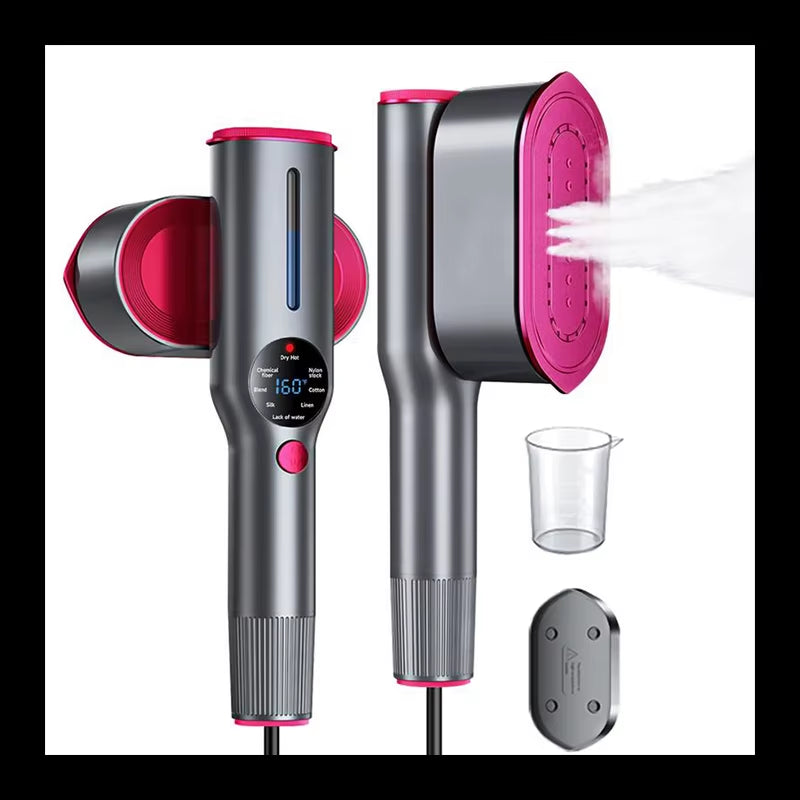 Dr.Flash Portable Garment Steamer for Clothes Travel Clothing Iron with 7 Modes LED Display 5S Fast Heating 90° Swivel